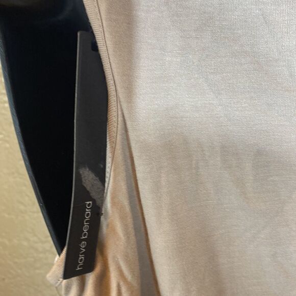 Harve Benard medium dress colorblock tank dress drawstring waist Lagenlook - Picture 7 of 8